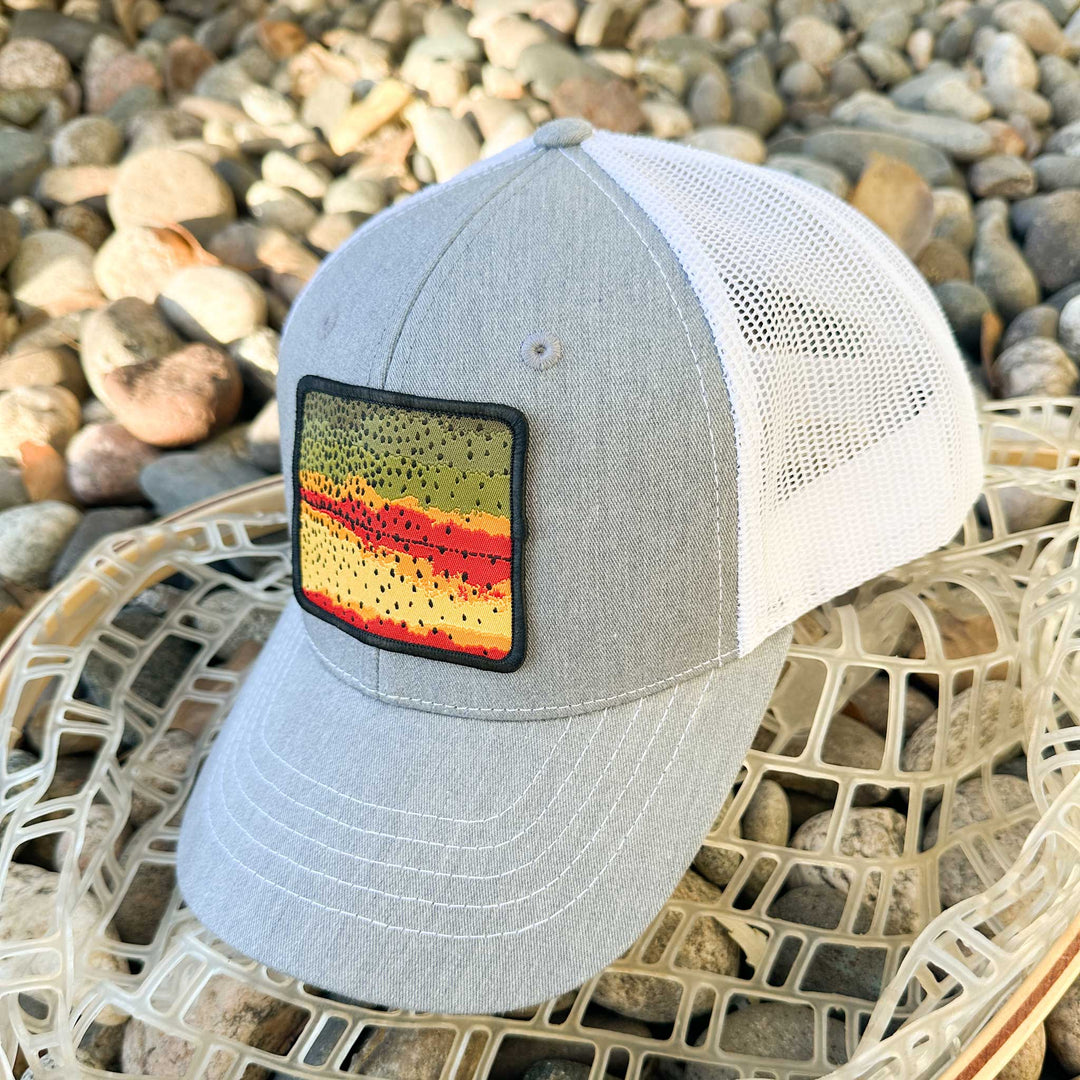 Youth Trout Pattern Patch Hats