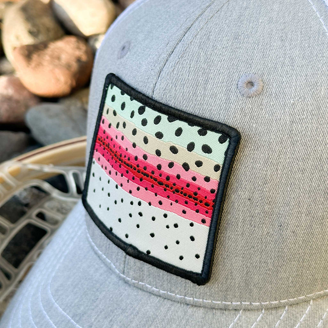 Youth Trout Pattern Patch Hats