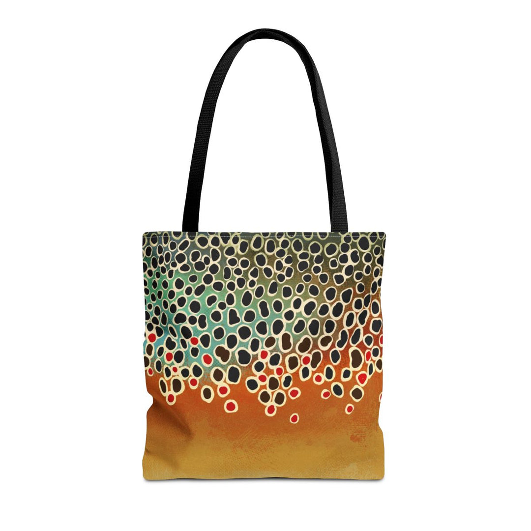 Trout Pattern Tote Bags