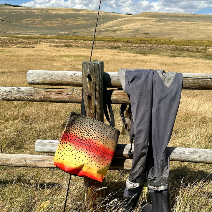 Trout Pattern Tote Bags