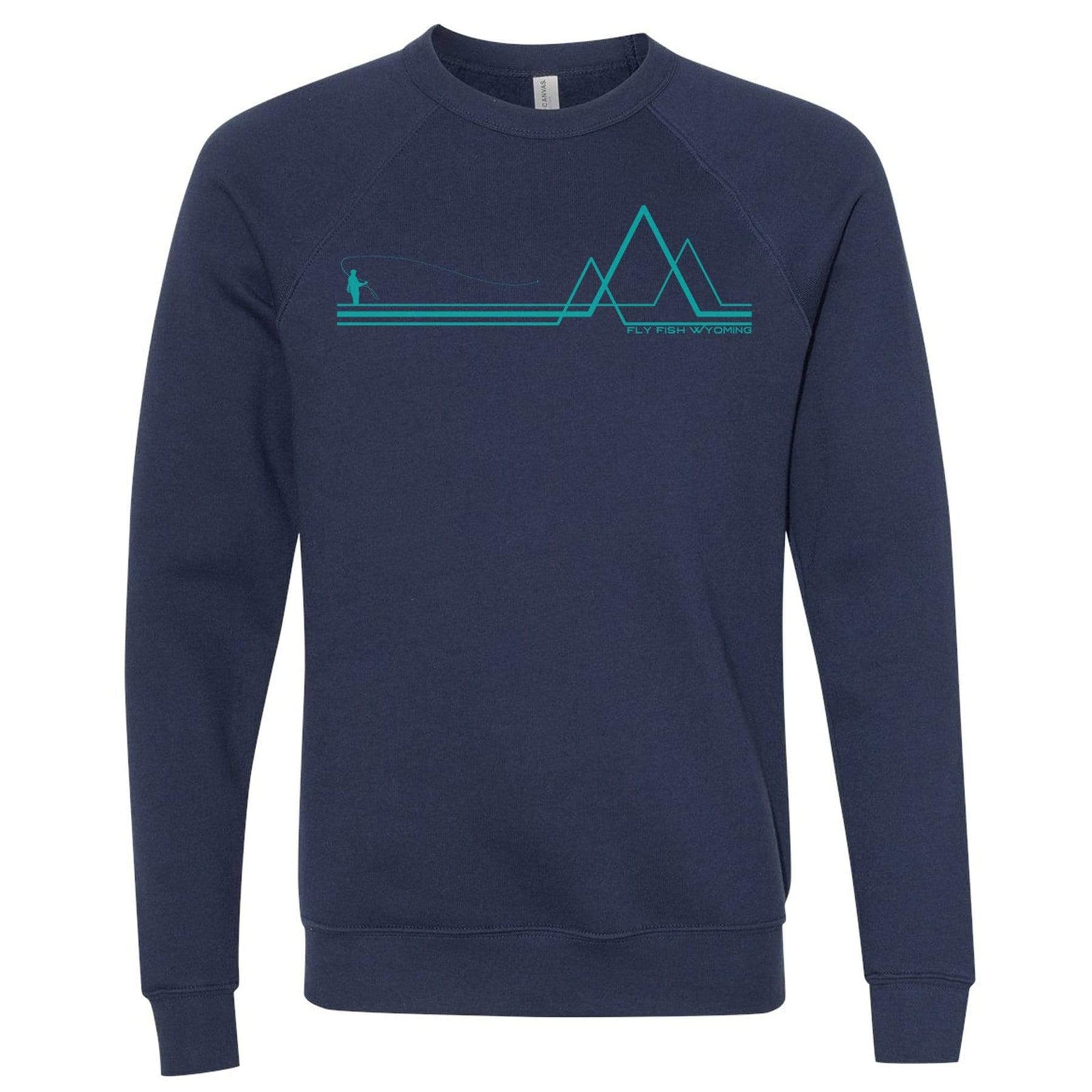 Fly Fish Wyoming Navy / S 3 Peaks Fisher Sweatshirt