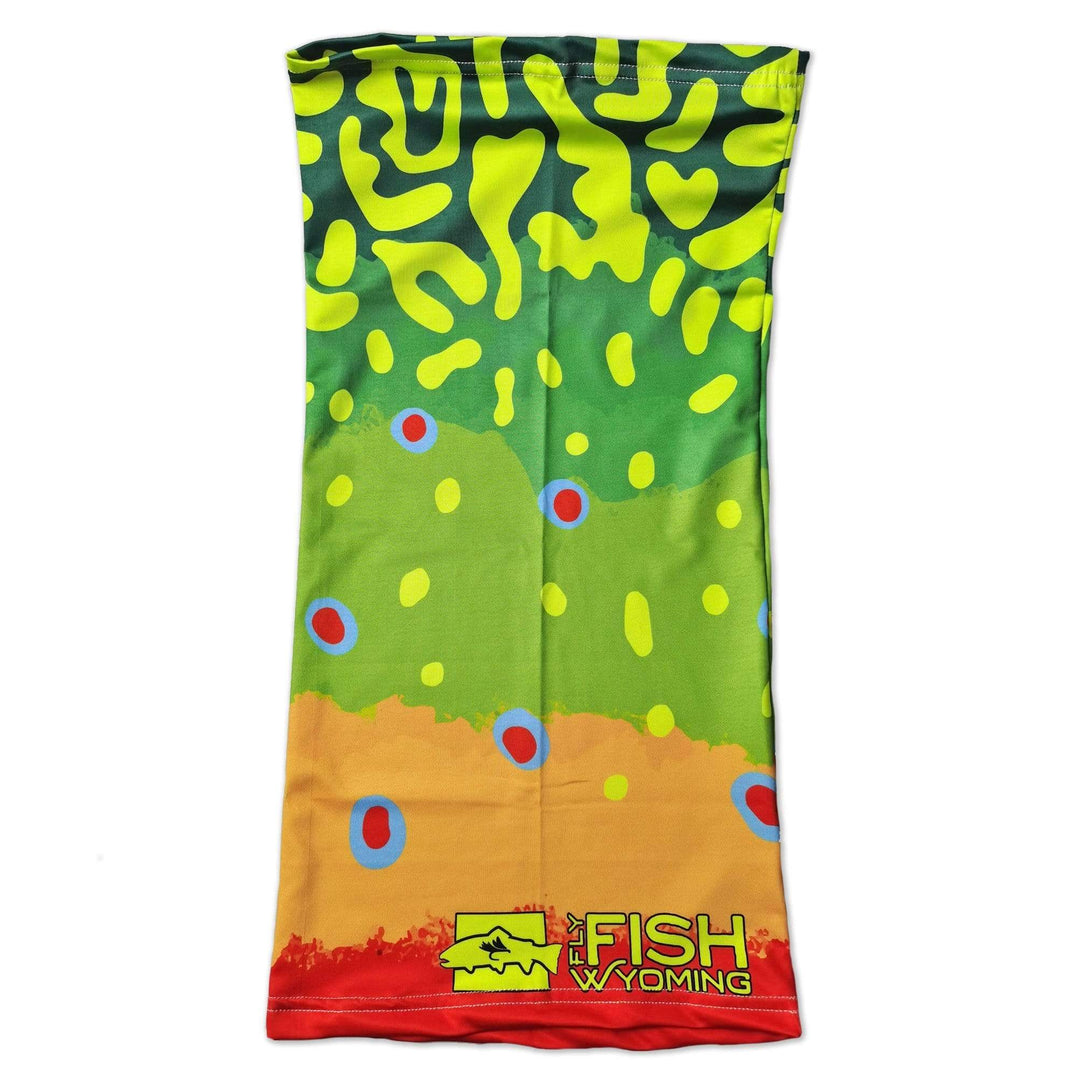 Fly Fish Wyoming Accessories Brook Trout Pattern Neck Gaiters