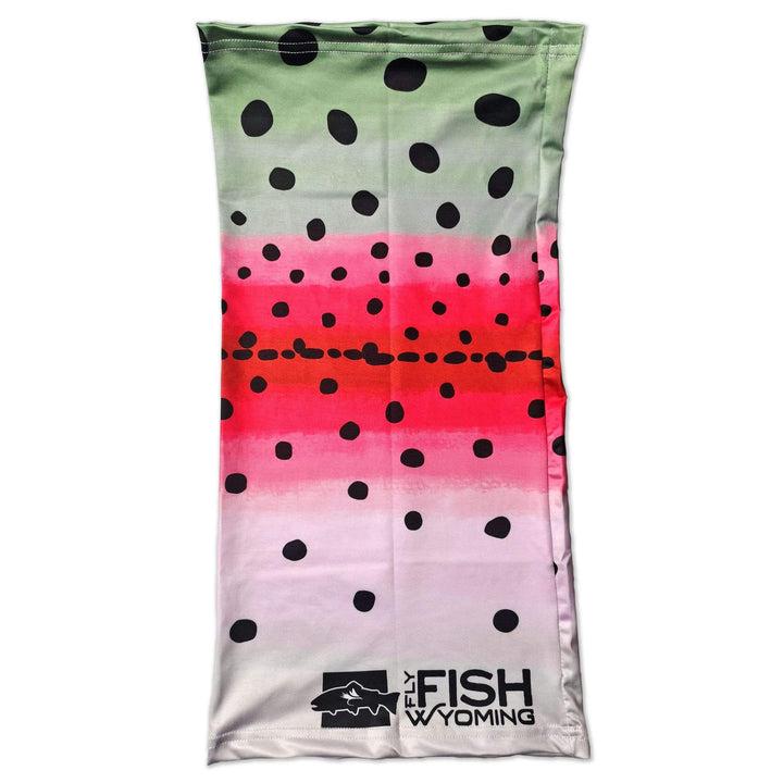 Fly Fish Wyoming Accessories Rainbow Trout Pattern Neck Gaiters
