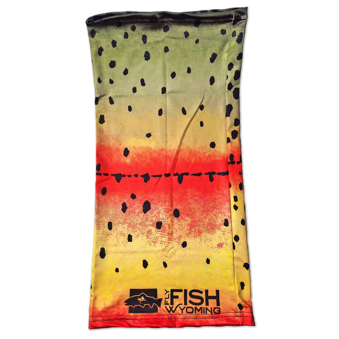 Fly Fish Wyoming Accessories Cutthroat Trout Pattern Neck Gaiters