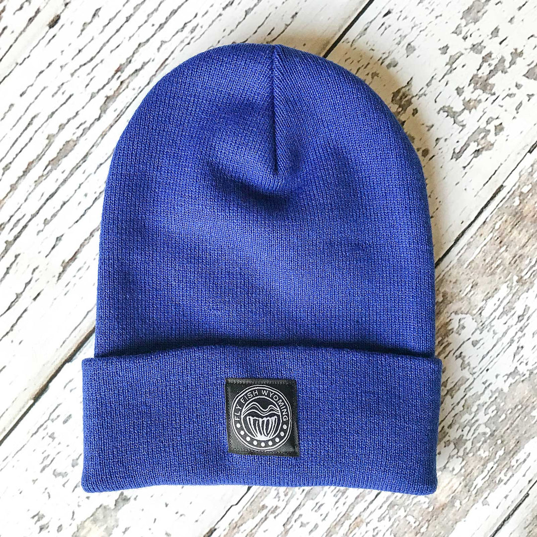 Fly Fish Wyoming Beanie Royal Blue Fly Fish Wyoming® Knit Beanies