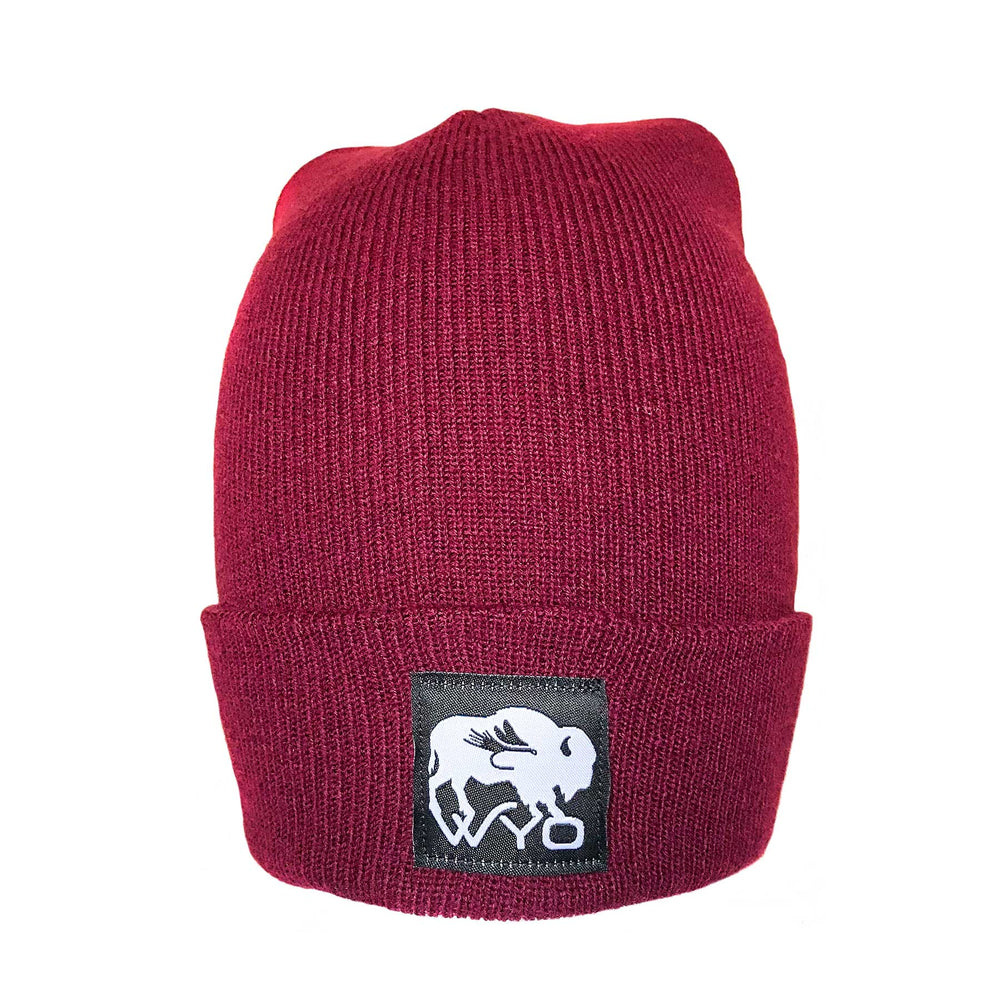 Fly Fish Wyoming Beanie Wyo Bison Fly Knit Beanies