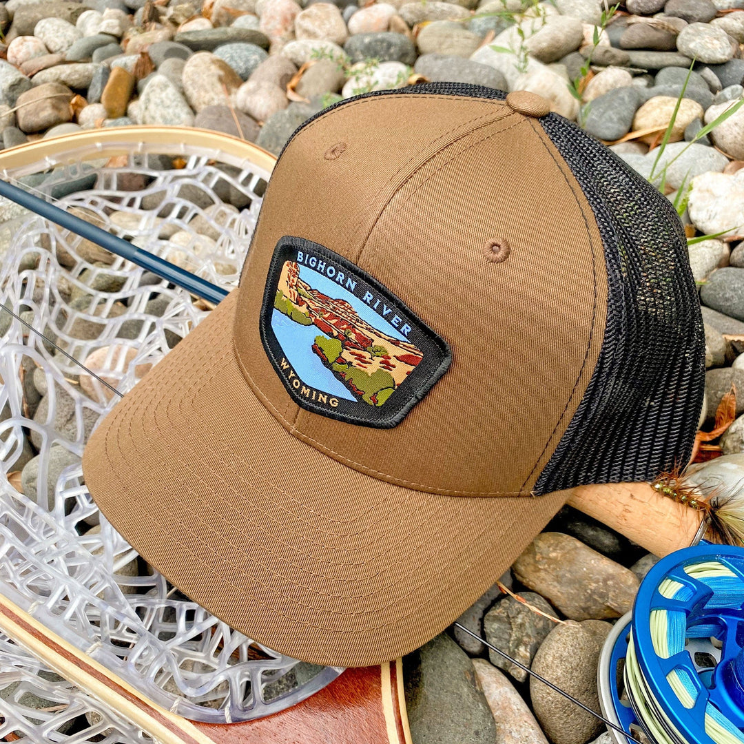 Fly Fish Wyoming Hat Bighorn River Wyoming Patch Hat