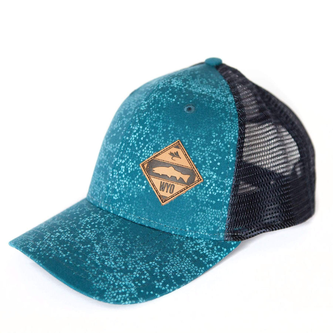 Fly Fish Wyoming Hat Diamond Patch Scales Hat