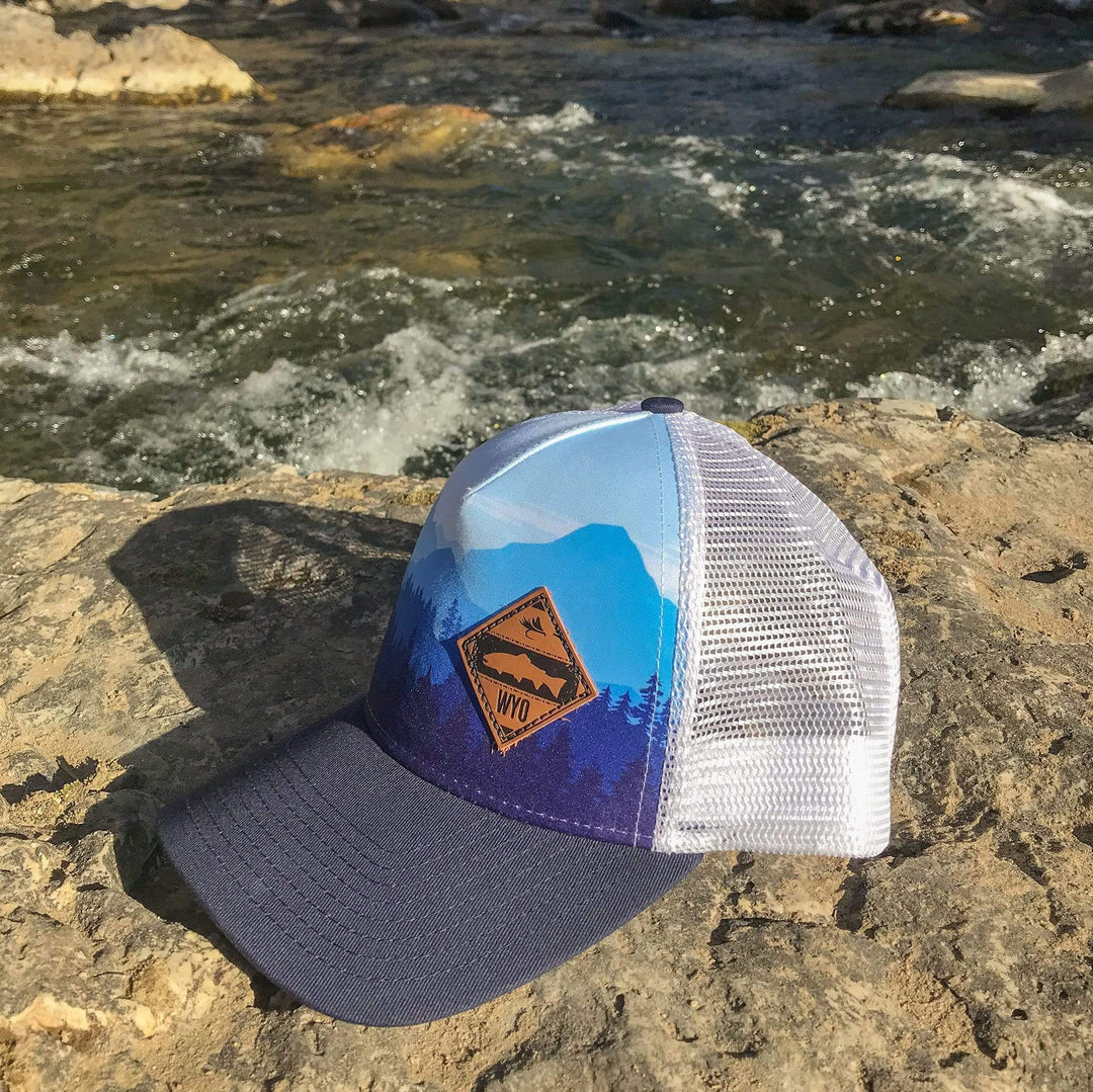 Fly Fish Wyoming Hat Diamond Patch Treeline Hat