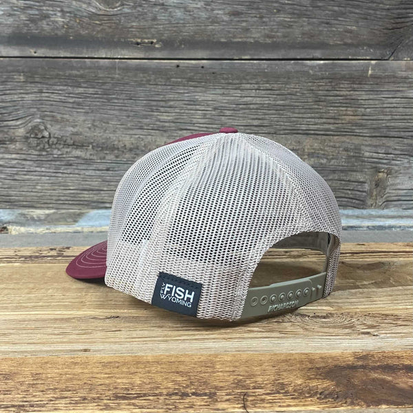 Fly Fish Wyoming Hat Dry Fly Trucker - So Fly Series 2