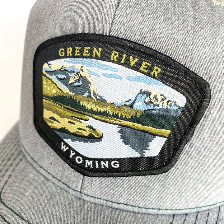 Fly Fish Wyoming Hat Green River Wyoming Patch Hat