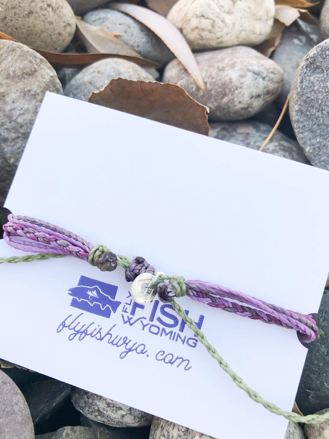 Fly Fish Wyoming Jewelry Wyoming Lupine Woven Bracelet