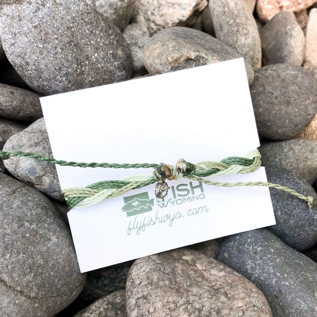 Fly Fish Wyoming Jewelry Wyoming Sagebrush + Pine Woven Bracelet