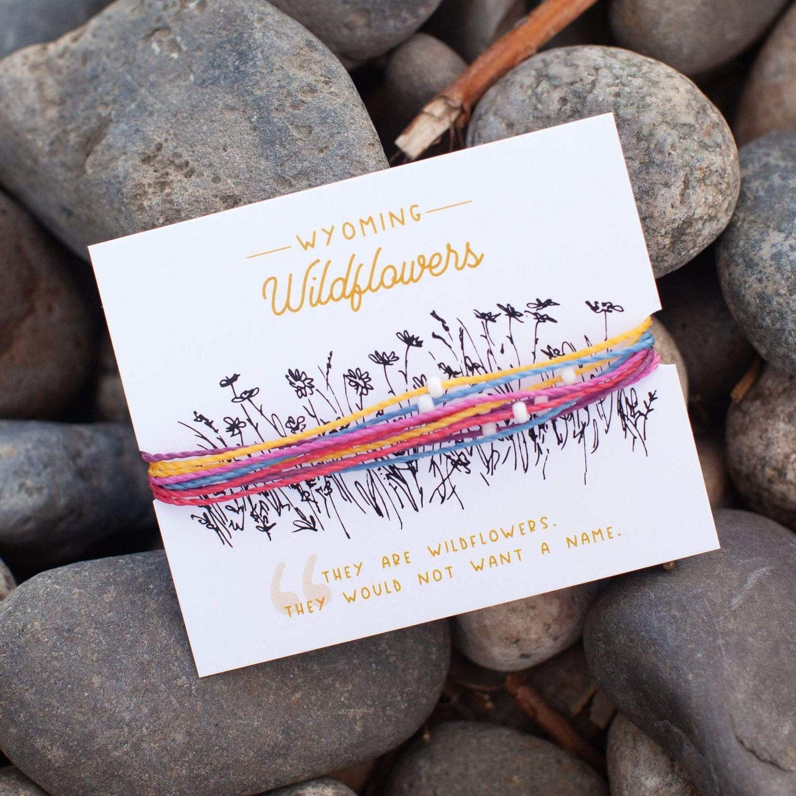 Fly Fish Wyoming Jewelry Wyoming Wildflowers Bracelet