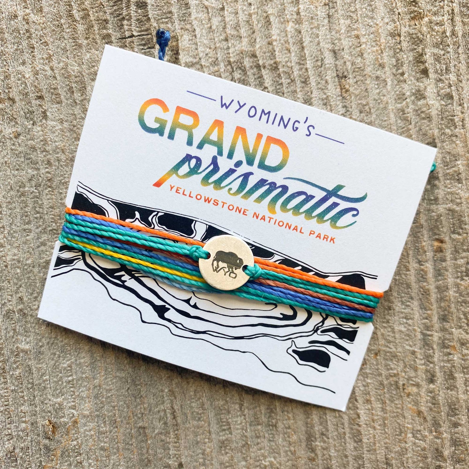 Fly Fish Wyoming Jewelry Yellowstone's Grand Prismatic Bracelet