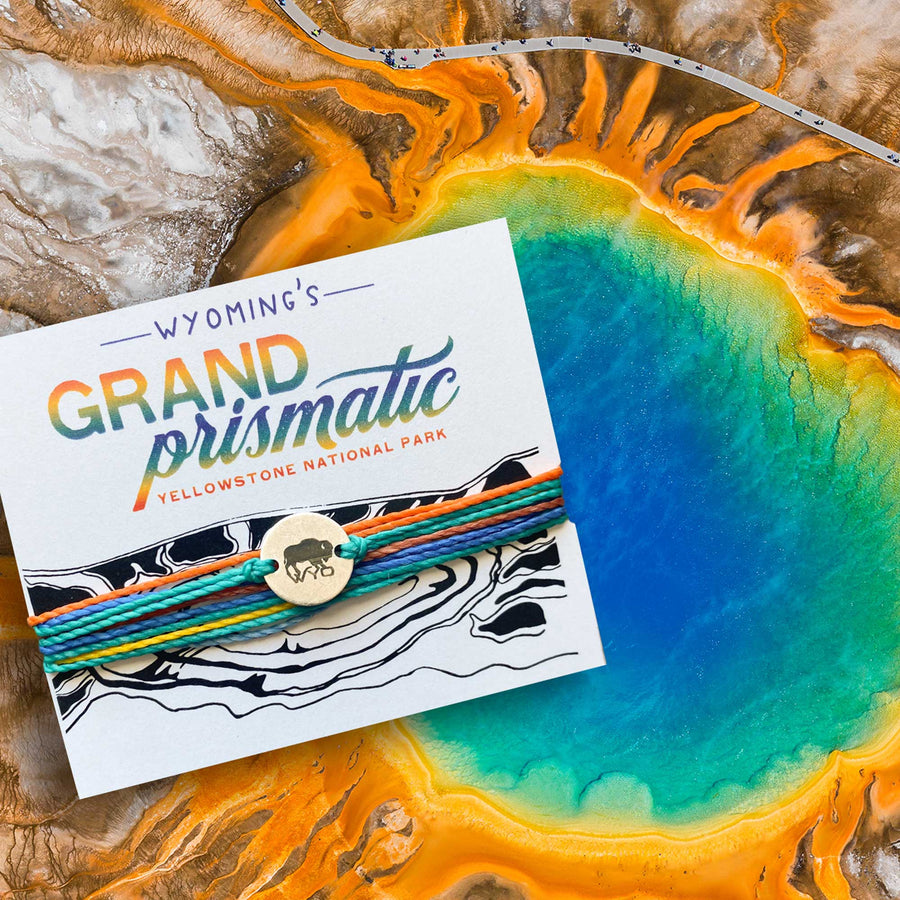 Fly Fish Wyoming Jewelry Yellowstone's Grand Prismatic Bracelet