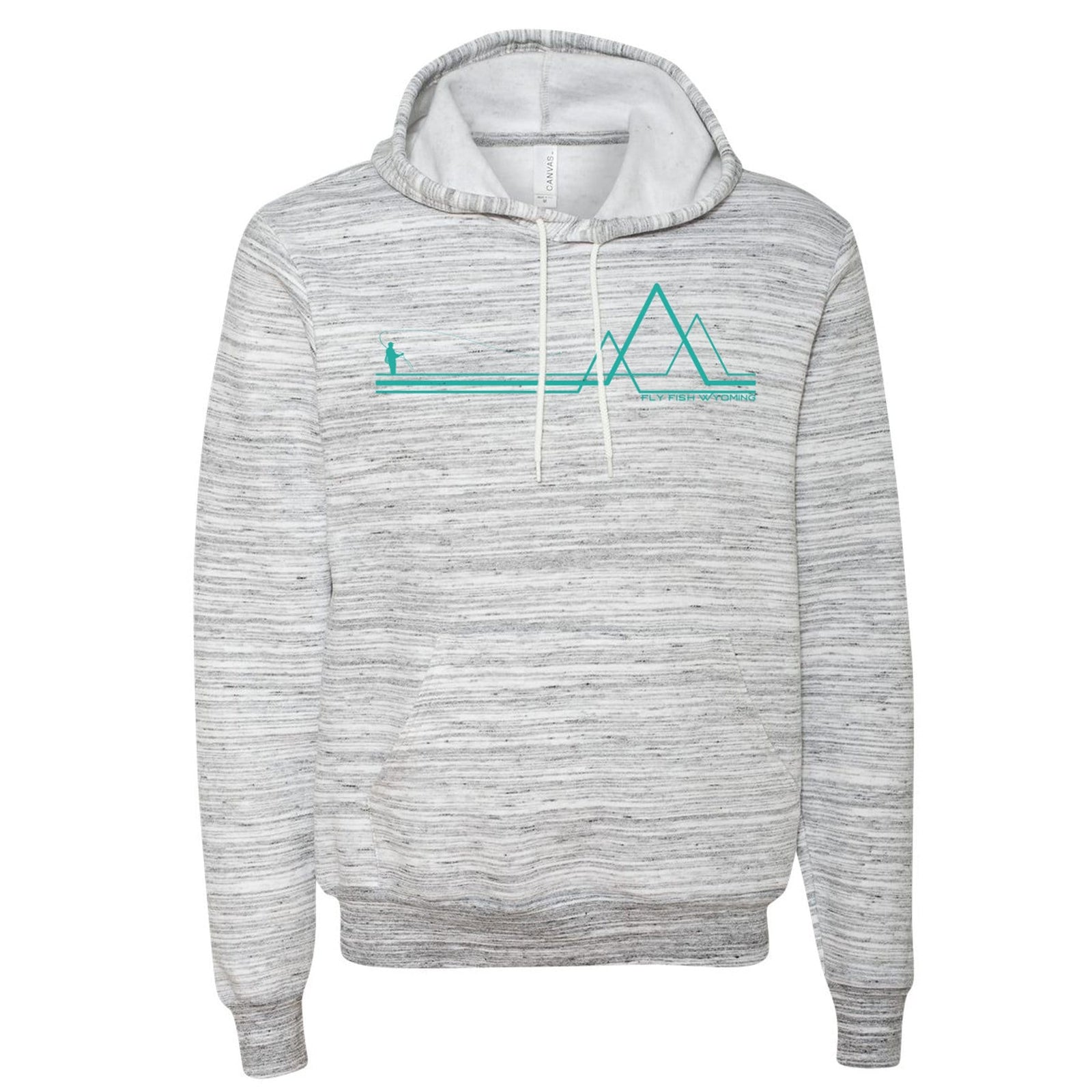 Fly Fish Wyoming Men's S / Gray Marble 3 Peaks Fisher Hoodie