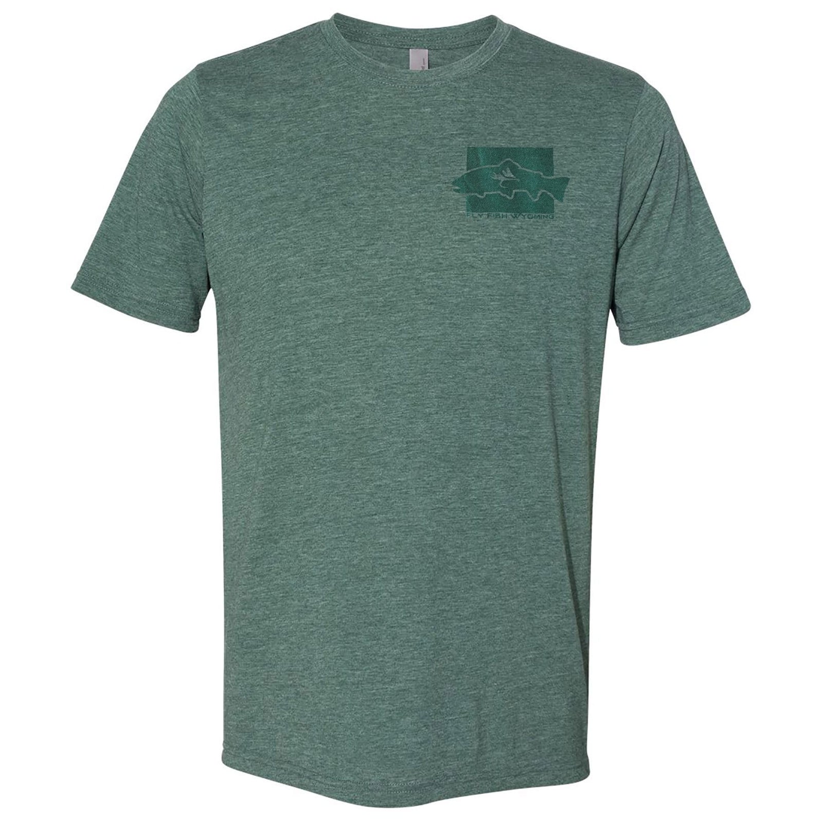 Fly Fish Wyoming Men's Brook Trout Pattern Tee