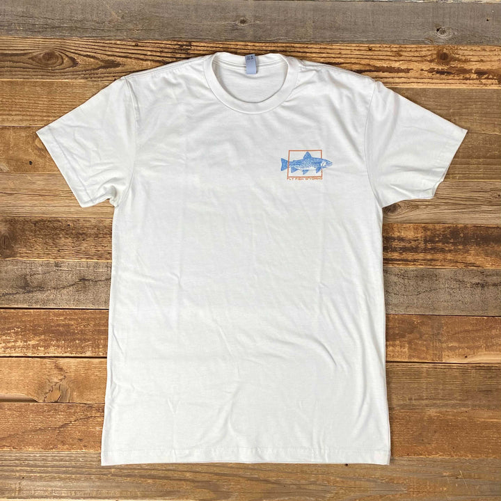 Fly Fish Wyoming Men's Grunge Trout Tee