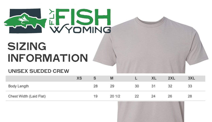 Fly Fish Wyoming Men's Rainbow Trout Pattern Tee 2