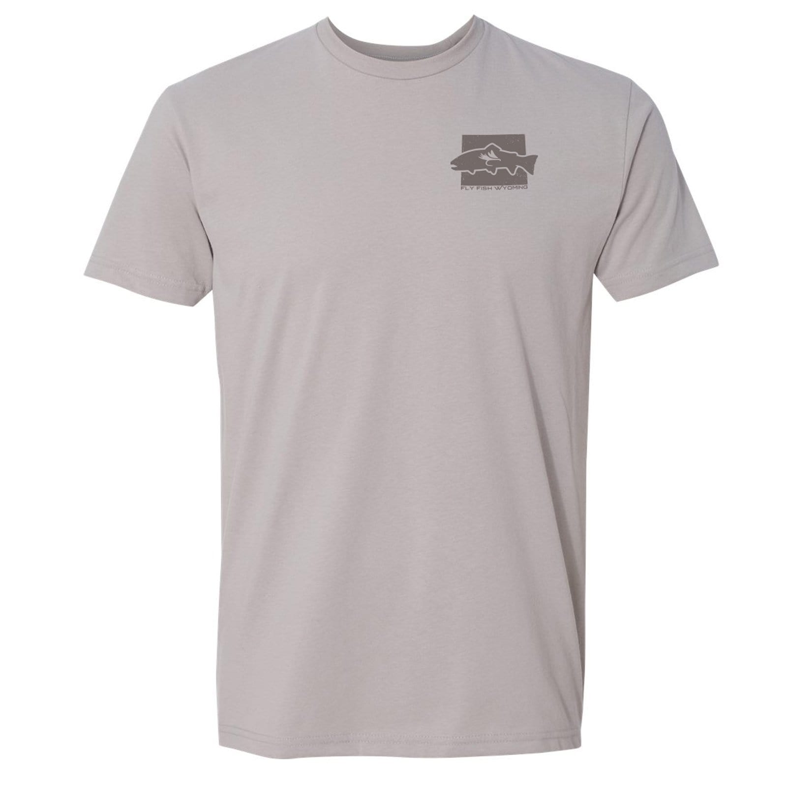 Fly Fish Wyoming Men's Rainbow Trout Pattern Tee