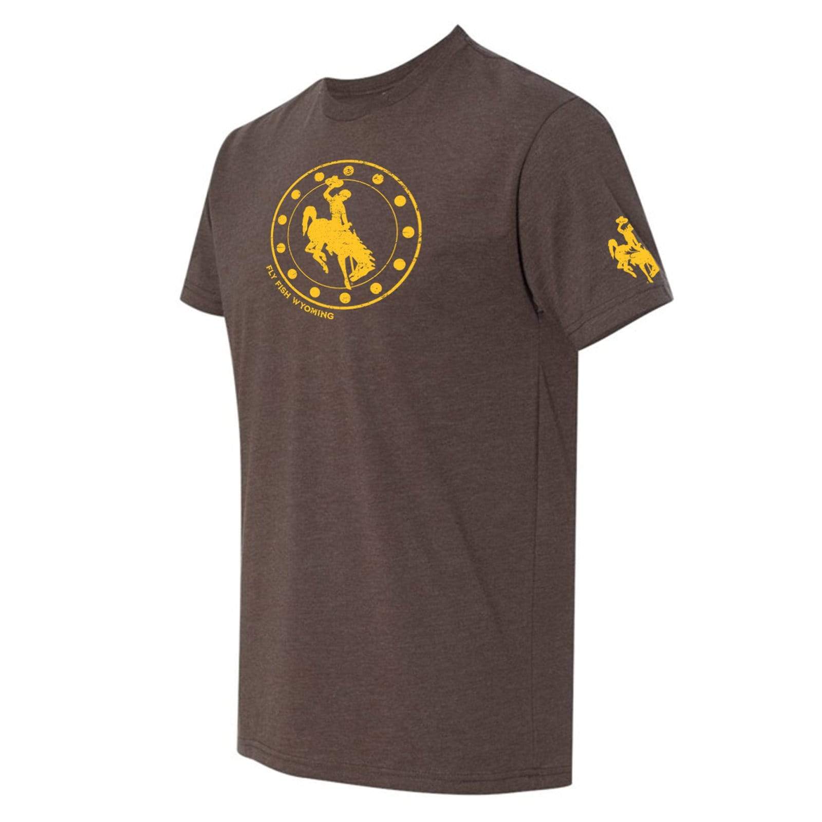Fly Fish Wyoming Men's Reel Wyo Bucking Horse Tee