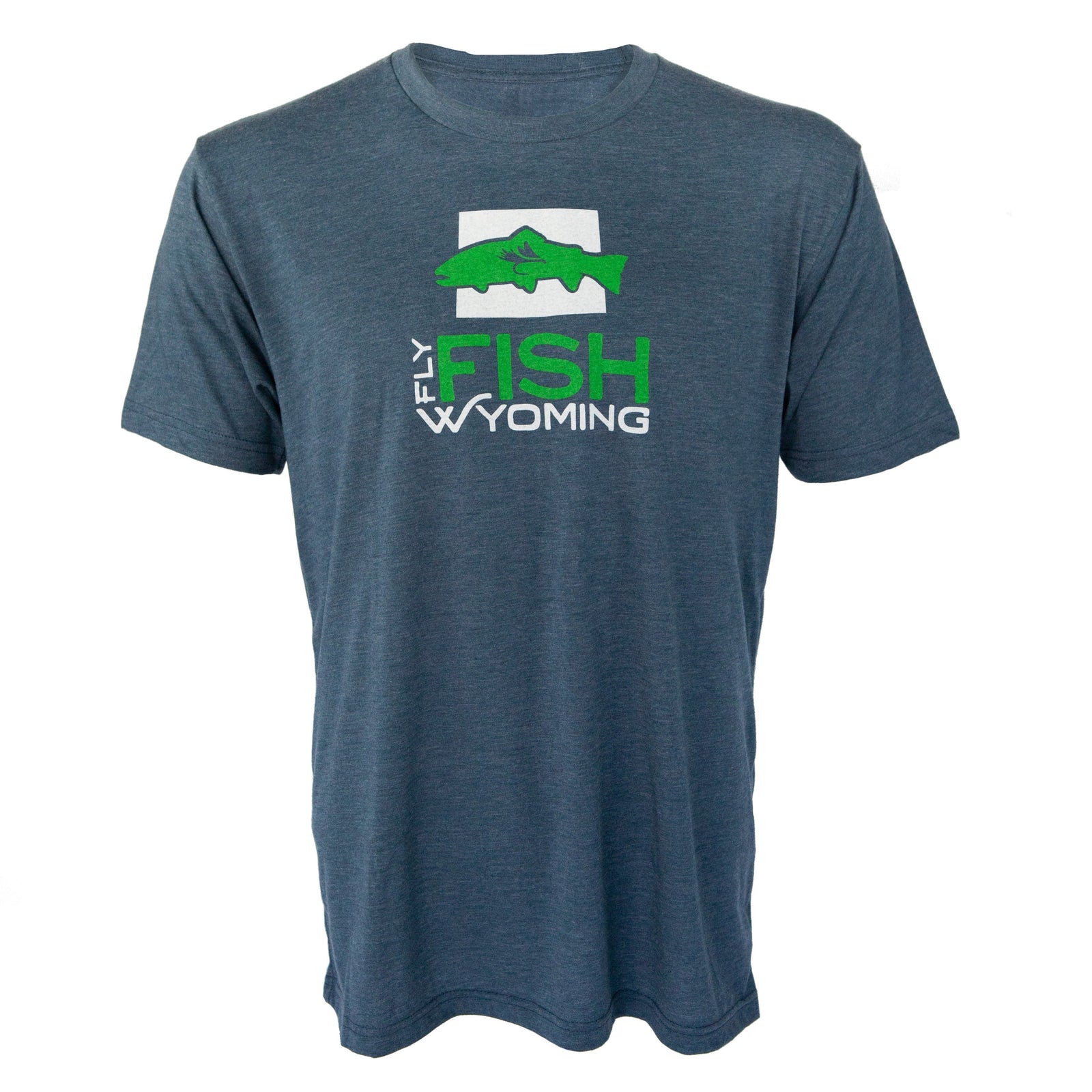 Fly Fish Wyoming Men's S / Indigo Signature Fly Fish Wyoming® Logo Tee