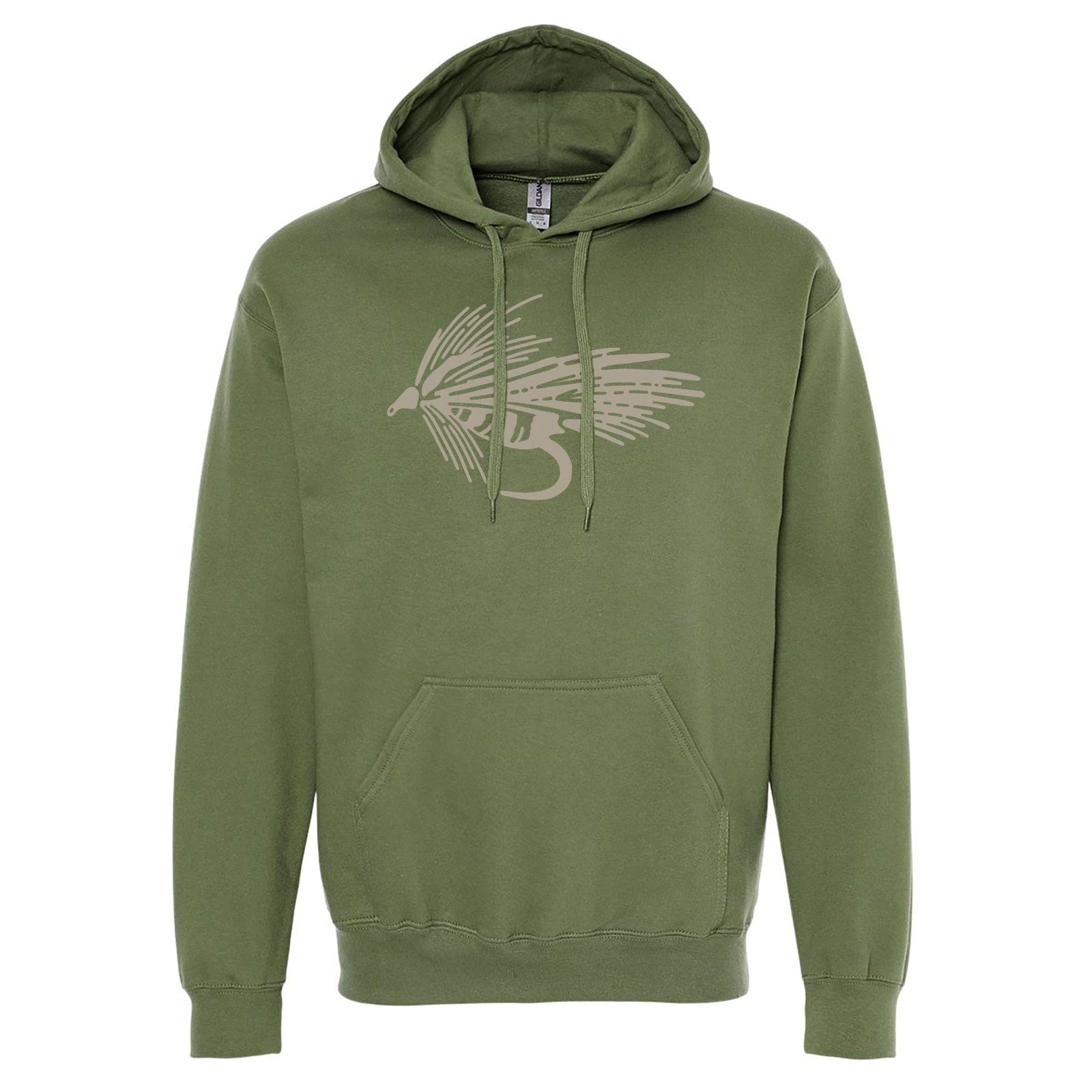 Fly Fish Wyoming Men's Streamer Hooded Sweatshirt