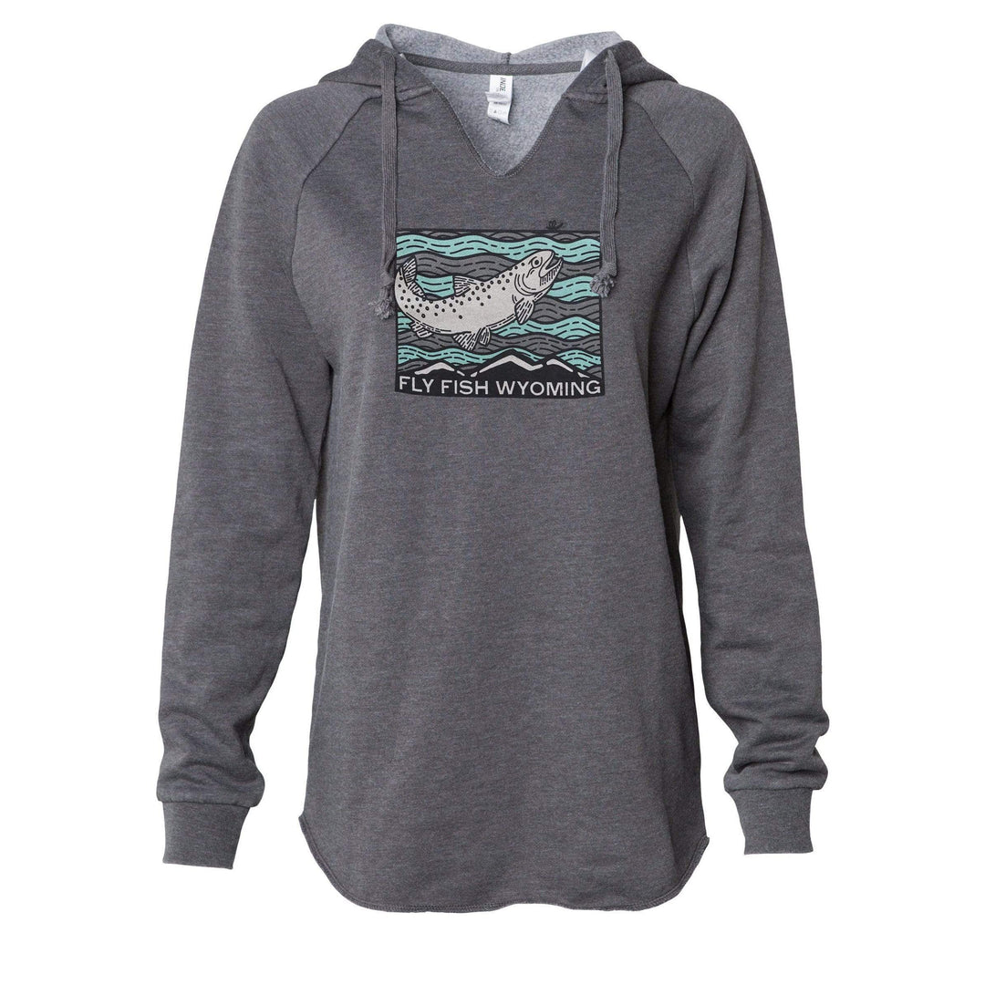 Women's Fish Rising Hoodie - Fly Fishing Sweatshirt