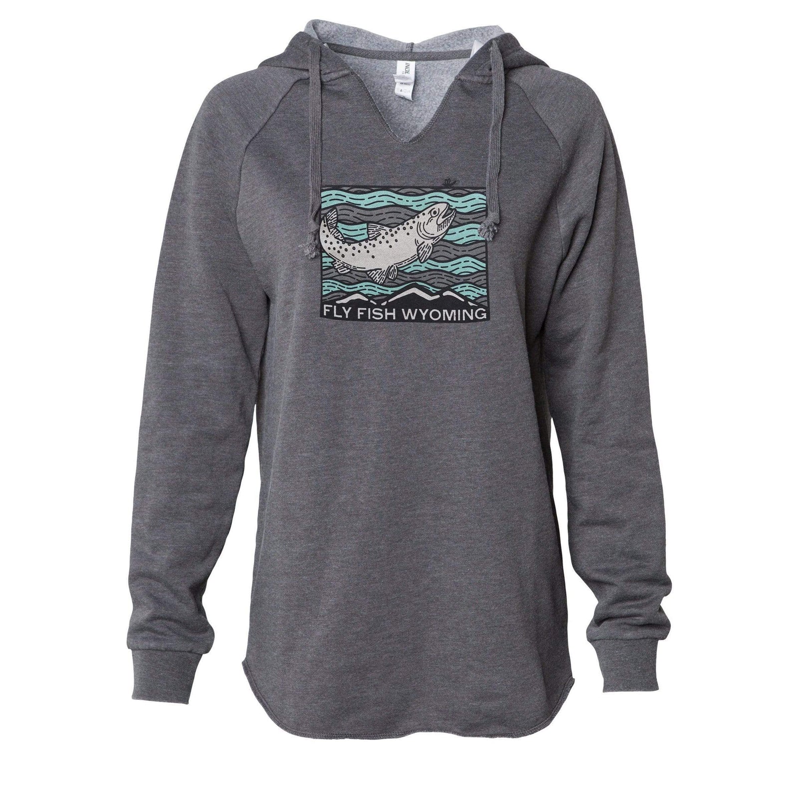 Women's Fish Rising Hoodie - Fly Fishing Sweatshirt