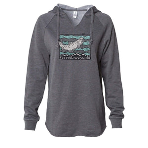 Women's Fish Rising Hoodie - Fly Fishing Sweatshirt