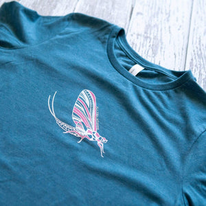 Fly Fish Wyoming Women's Women's Mayfly Tee