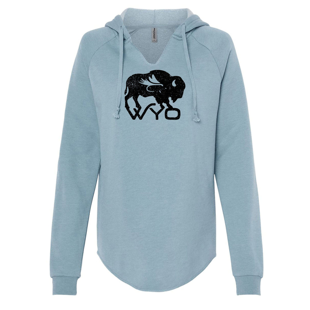 Fly Fish Wyoming Women's Women's Wyo Fly Bison Hooded Pullover