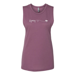 Fly Fish Wyoming Women's S Women's Wyoming Fly Muscle Tank