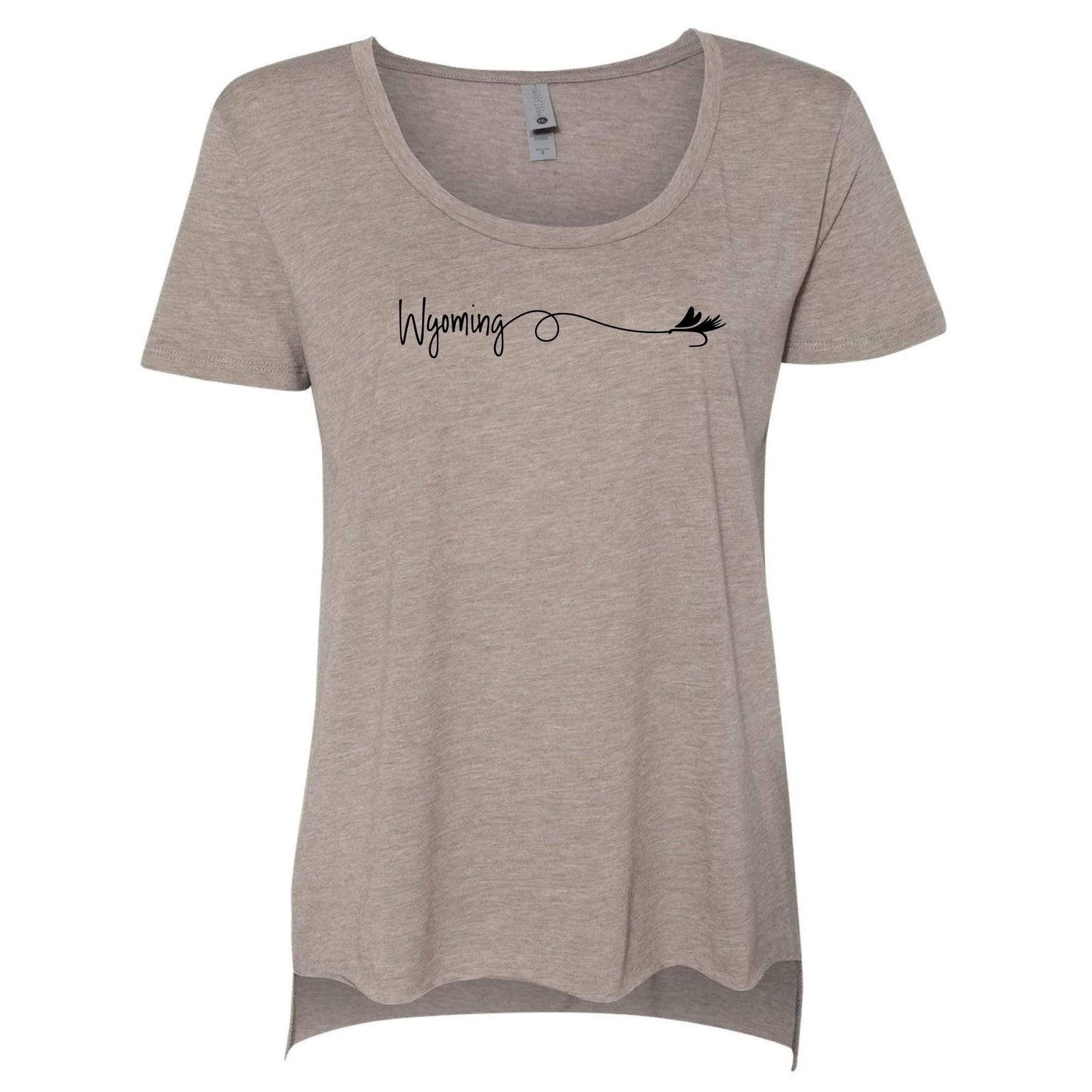 Fly Fish Wyoming Women's S / Ash Women's Wyoming Fly Tee