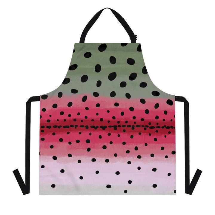 Printify All Over Prints Rainbow Trout Trout Pattern Aprons