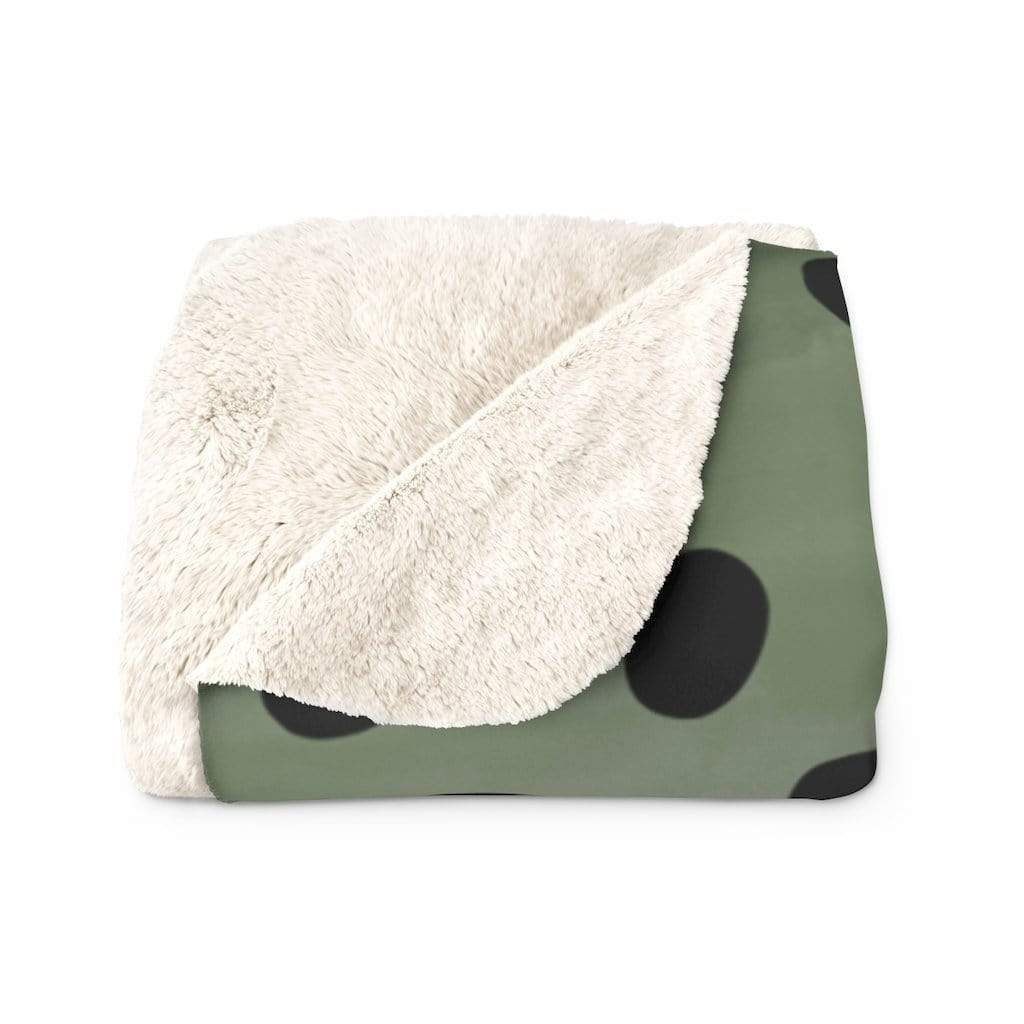 Printify Home Decor 50" × 60" Sherpa Fleece Blanket Throw - Rainbow Trout